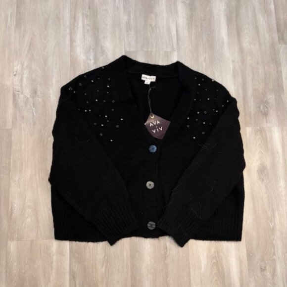Ava & Viv - Women's Embellished Cardigan NWT size 2X - Picture 3 of 5